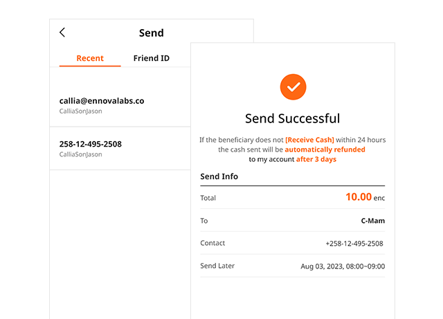 Send money